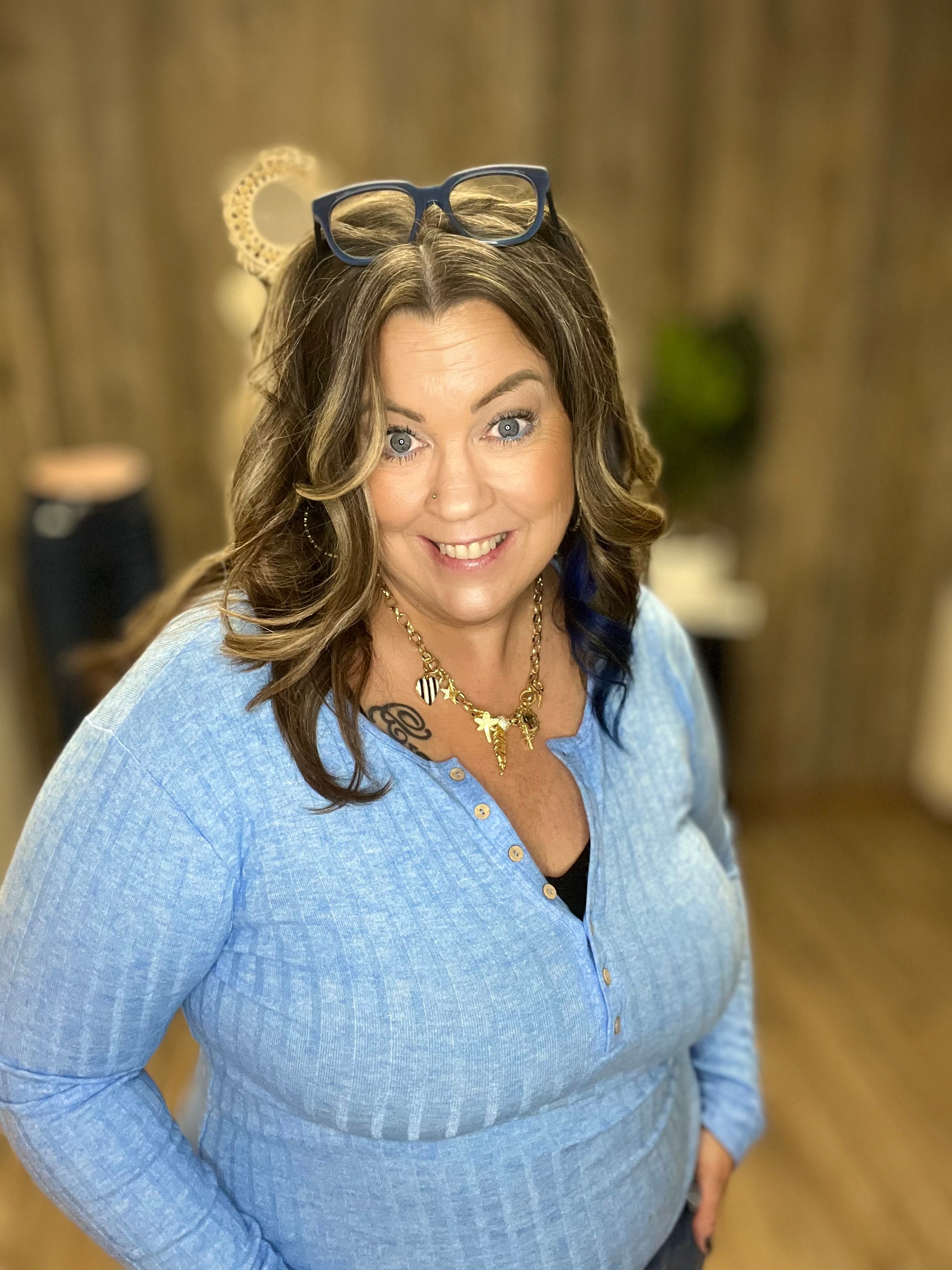 ZENANA RIBBED LONG SLEEVE