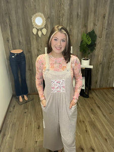 POL PATCHWORK JUMPSUIT