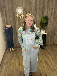 POL PATCHWORK JUMPSUIT