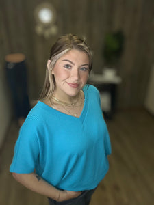 ANDREE RIBBED DOLMAN