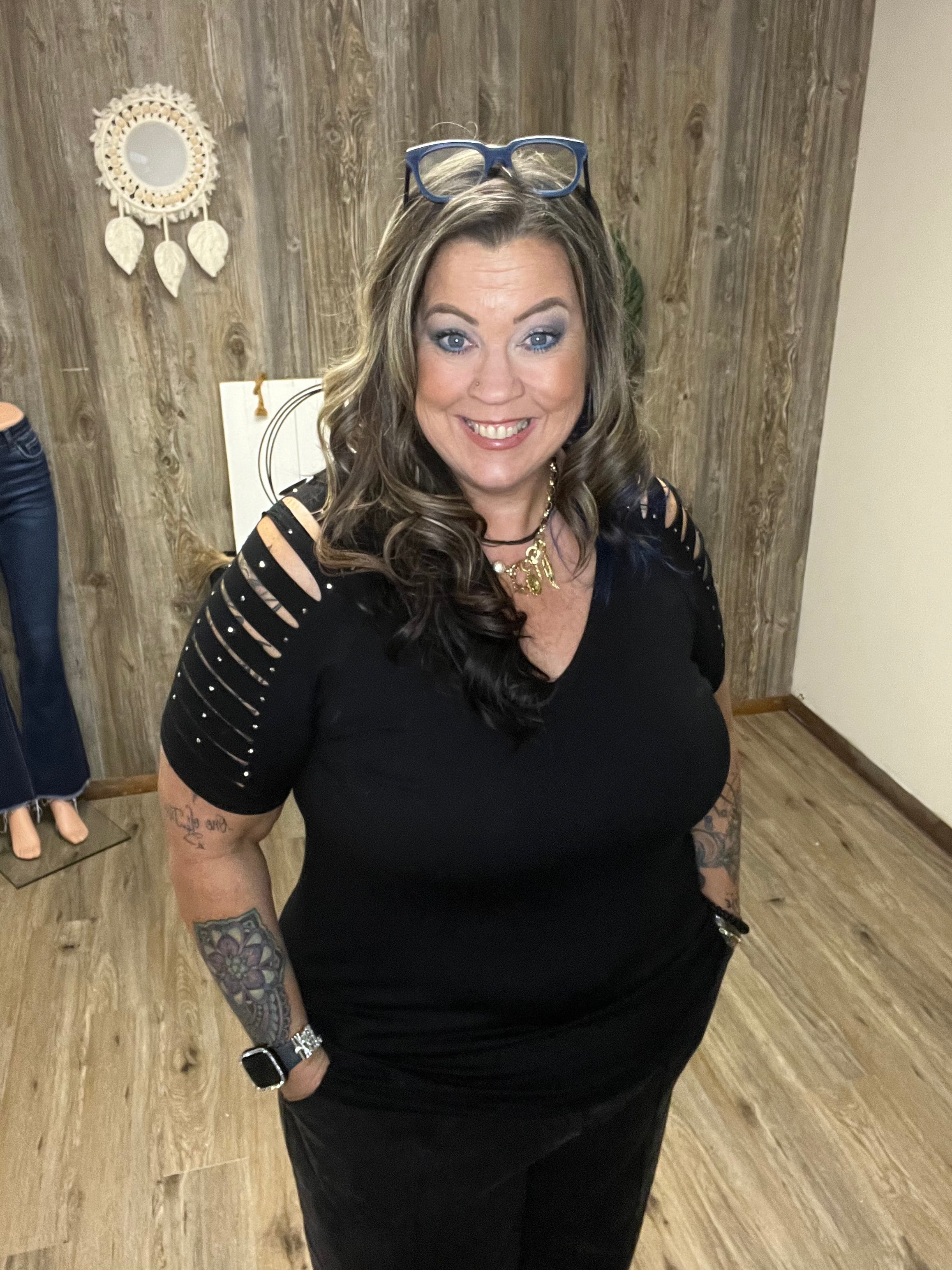 VOCAL SPARKLE CURVY GIRL SHIRT