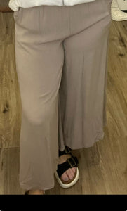 CRINKLE WIDE PANTS