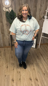 EASEL PEACE TEE