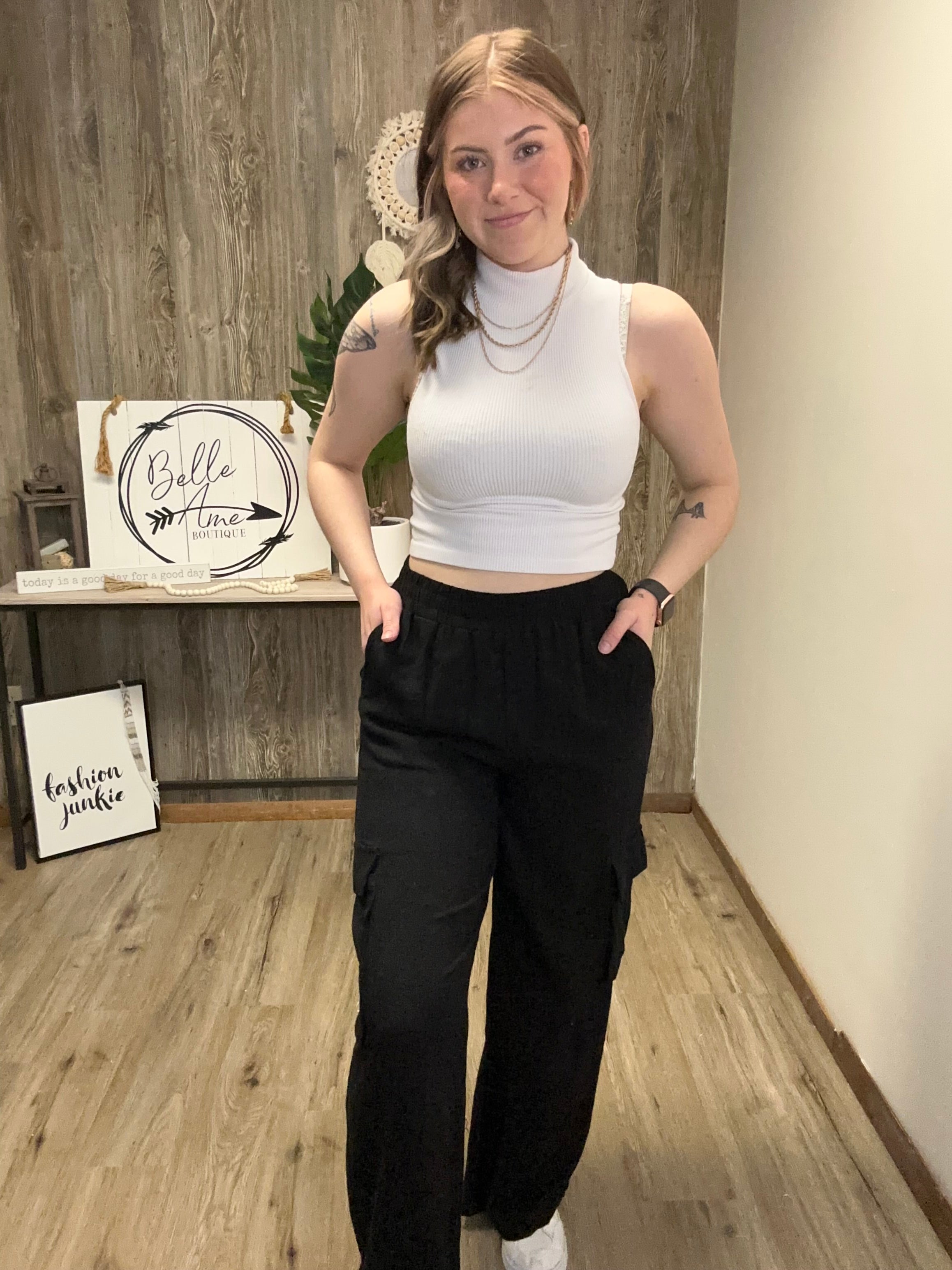 HYFVE WIDE LEG CARGOS