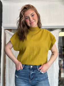 EESOME MOCK NECK SWEATER