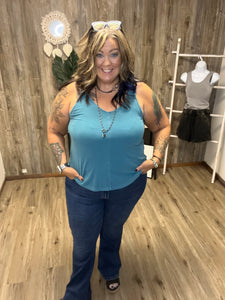FLOWY FOREVERMORE VNECK TANK