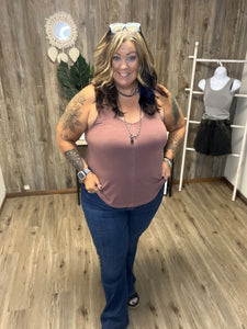 FLOWY FOREVERMORE VNECK TANK
