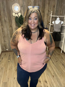 FLOWY FOREVERMORE VNECK TANK