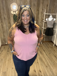 FLOWY FOREVERMORE VNECK TANK