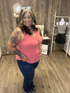 FLOWY FOREVERMORE VNECK TANK