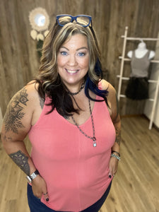 FLOWY FOREVERMORE VNECK TANK