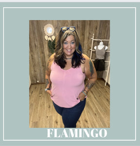 FLOWY FOREVERMORE VNECK TANK