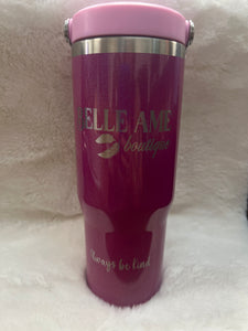 BELLE AME FLIP TOP CUPS WITH LID AND STRAW