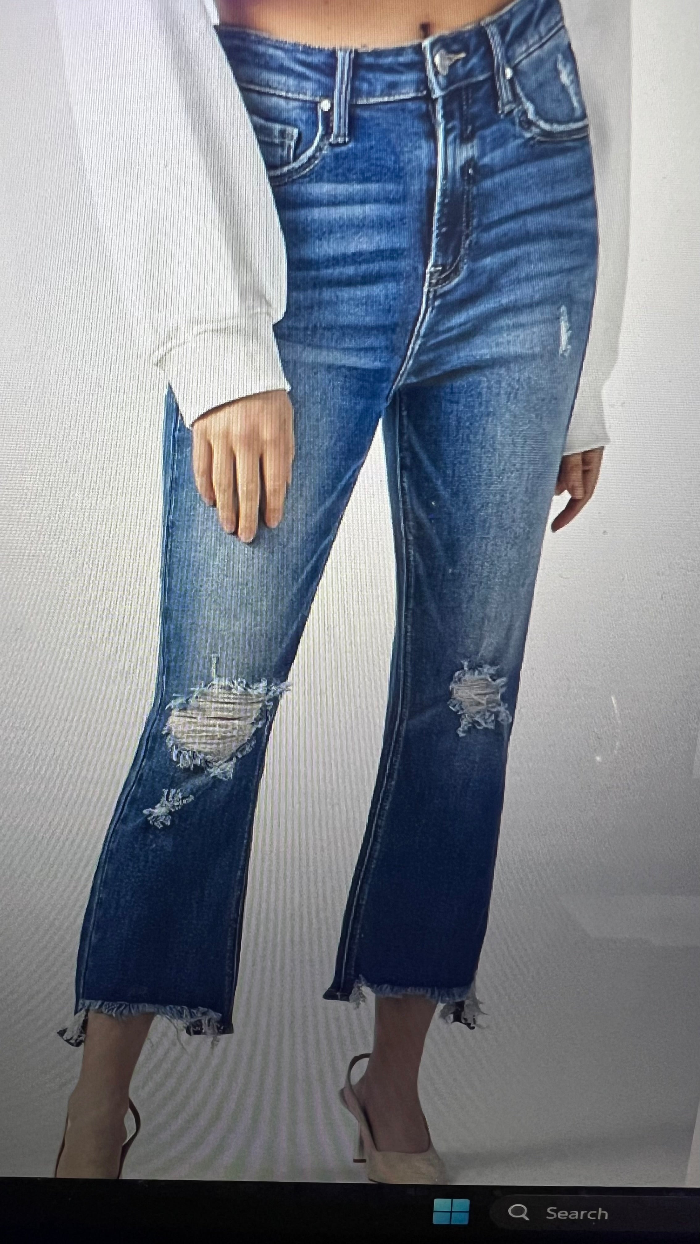 STACY CROP KICK FLARE