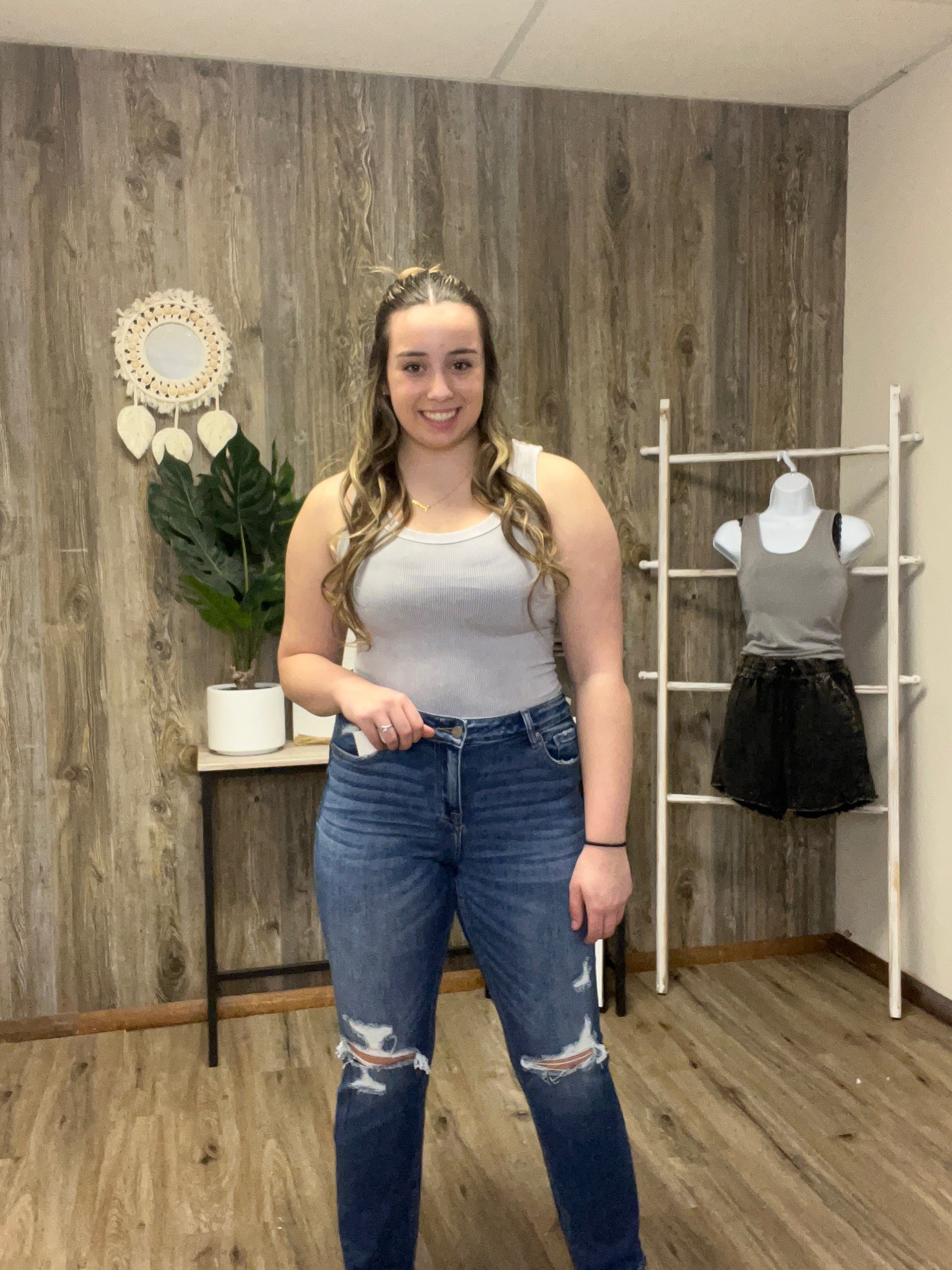 Get it Girl Vintage Reversible Ribbed Tank