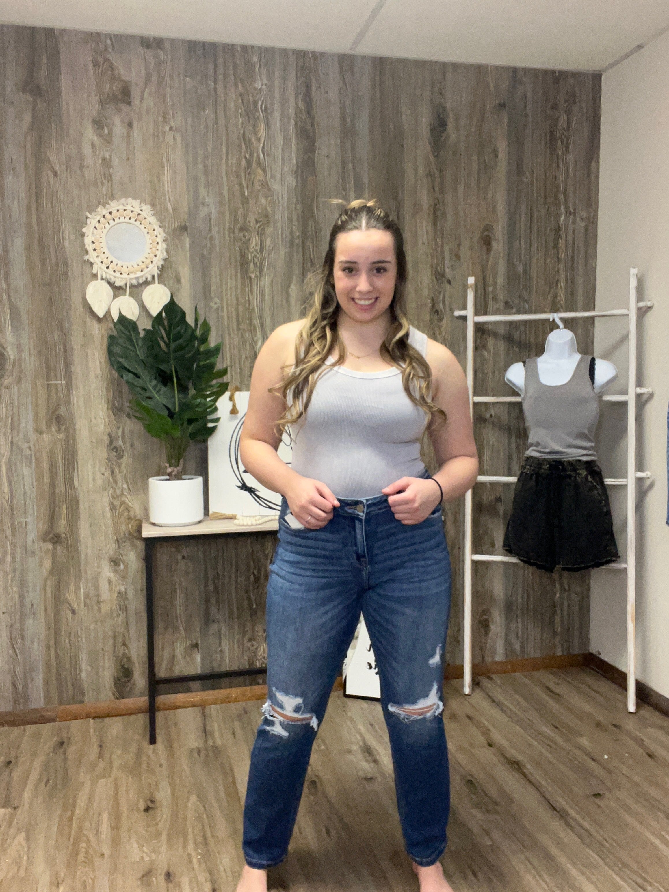 Get it Girl Vintage Reversible Ribbed Tank
