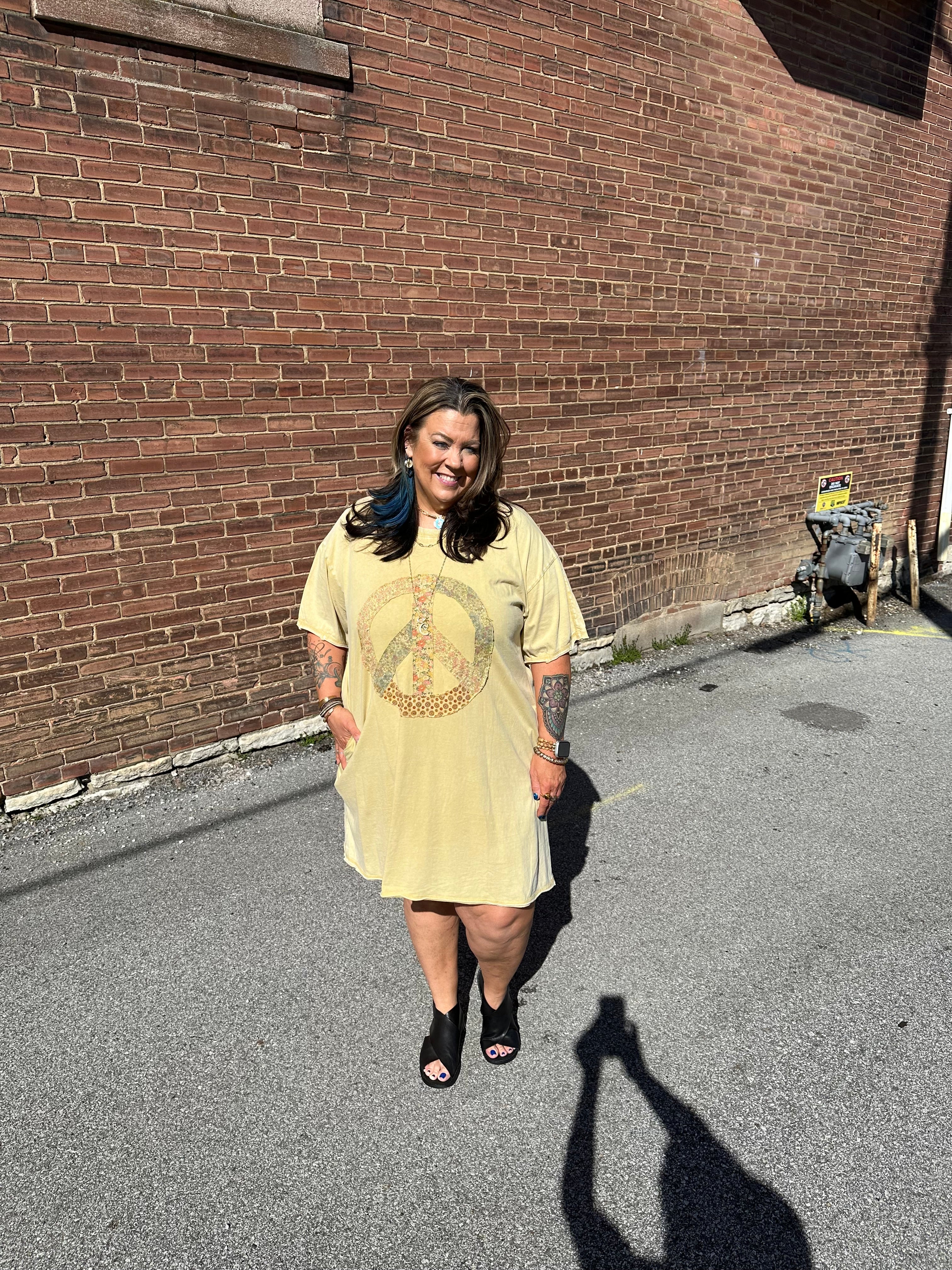 EASEL PEACE DRESS
