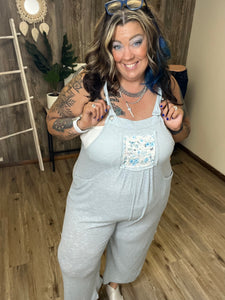 POL PATCHWORK JUMPSUIT