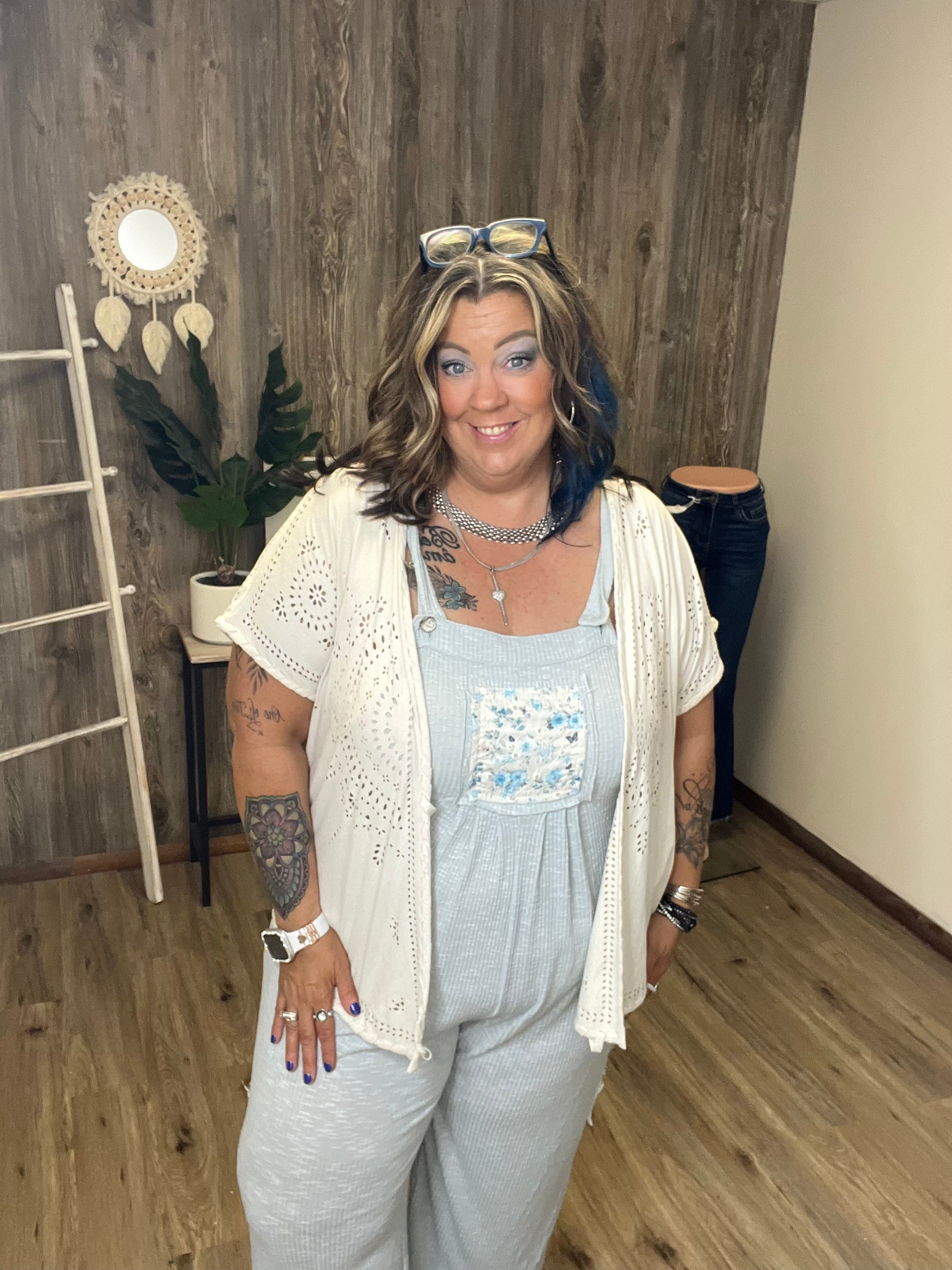 POL PATCHWORK JUMPSUIT