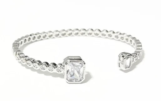 GO GIRL RHINESTONE BRACELET CUFF