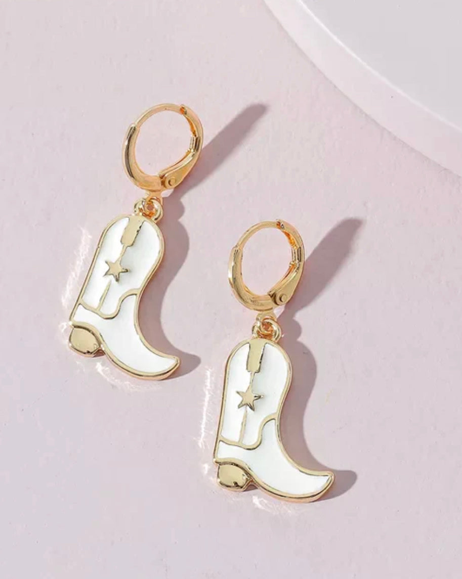 BOOT DANGLE EARRING