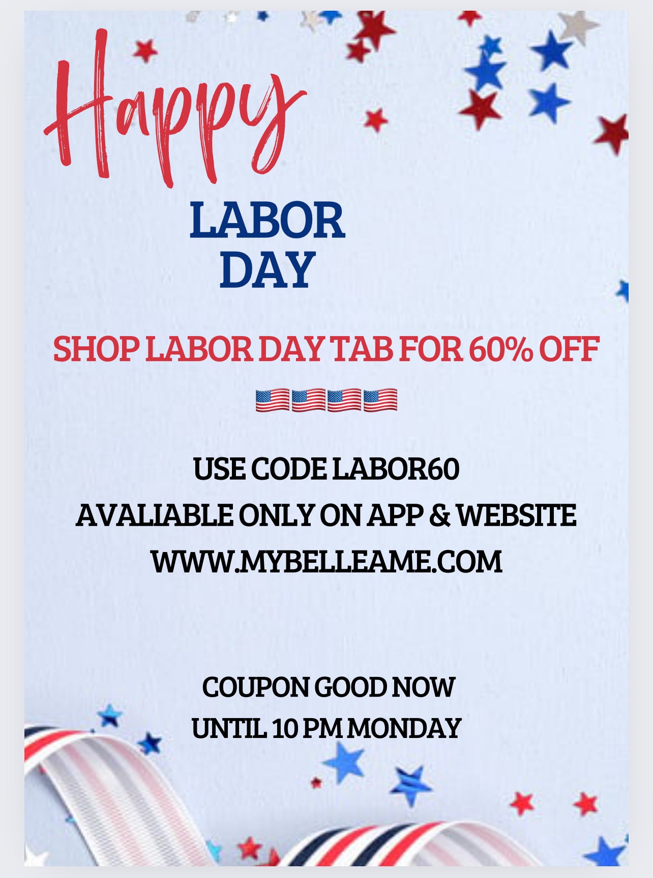 LABOR DAY SALE