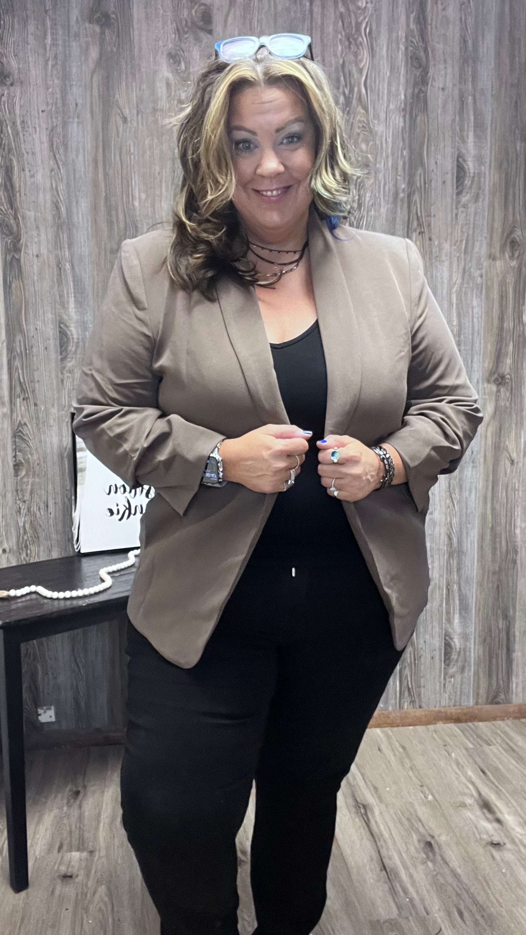 EESOME SHAWL LAPEL BLAZER