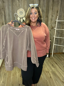 ZENANA CURVY FRENCH TERRY