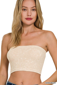 WASHED SEAMLESS TUBE TOP