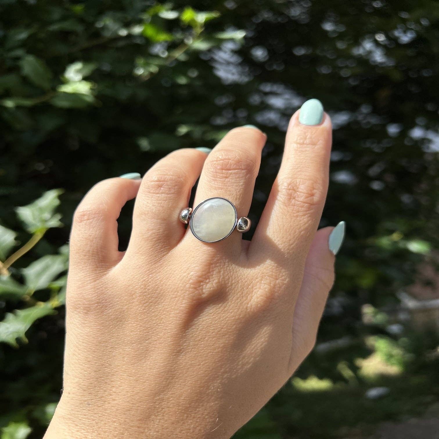 CONQUERing - Butter Jade Oval Crystal Element
