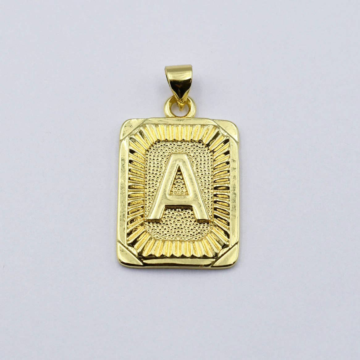 Medallion Initial Charm