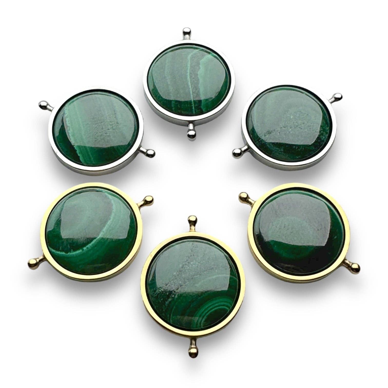 CONQUERing - Malachite Round Crystal Element