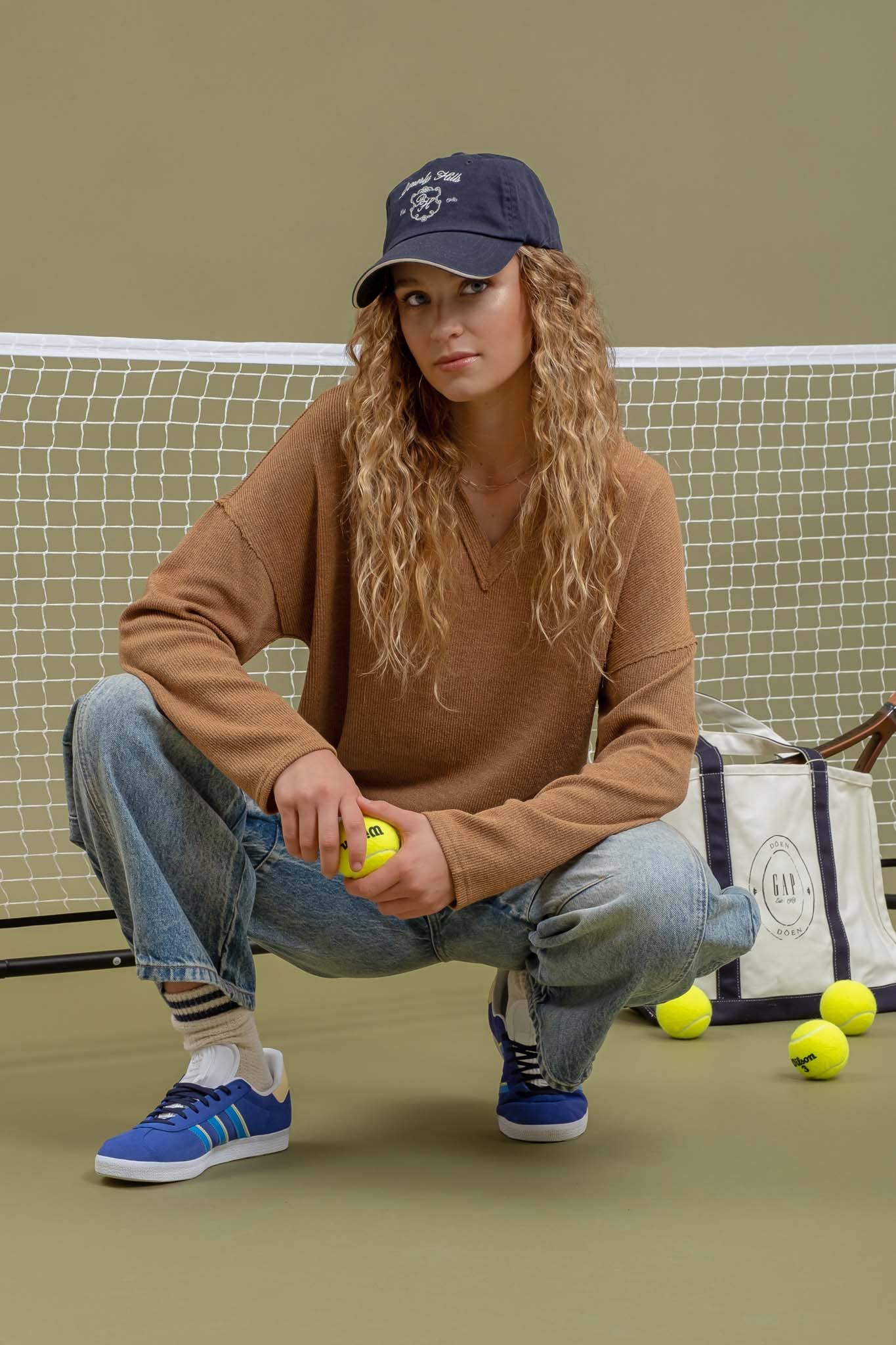 Blu Pepper - SOLID NOTCH NECK KNIT TOP