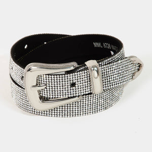 Rhinestone Pave Belt
