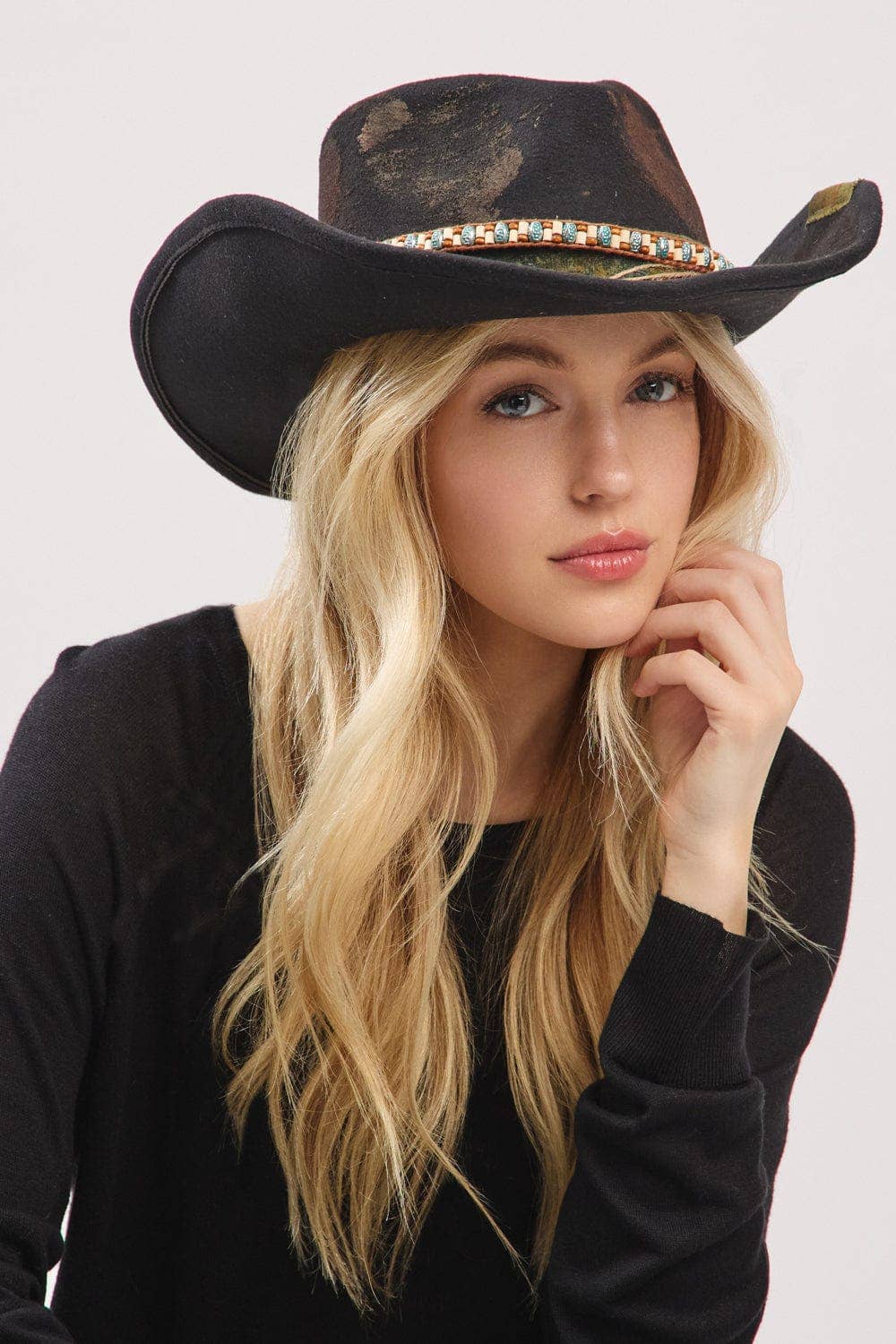 Patrice 2 in 1 Rustic Cowgirl/Fedora Hat