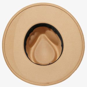 Curb Chain Link Strap Fedora Hat