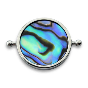 CONQUERing - Abalone Shell Round Crystal Element