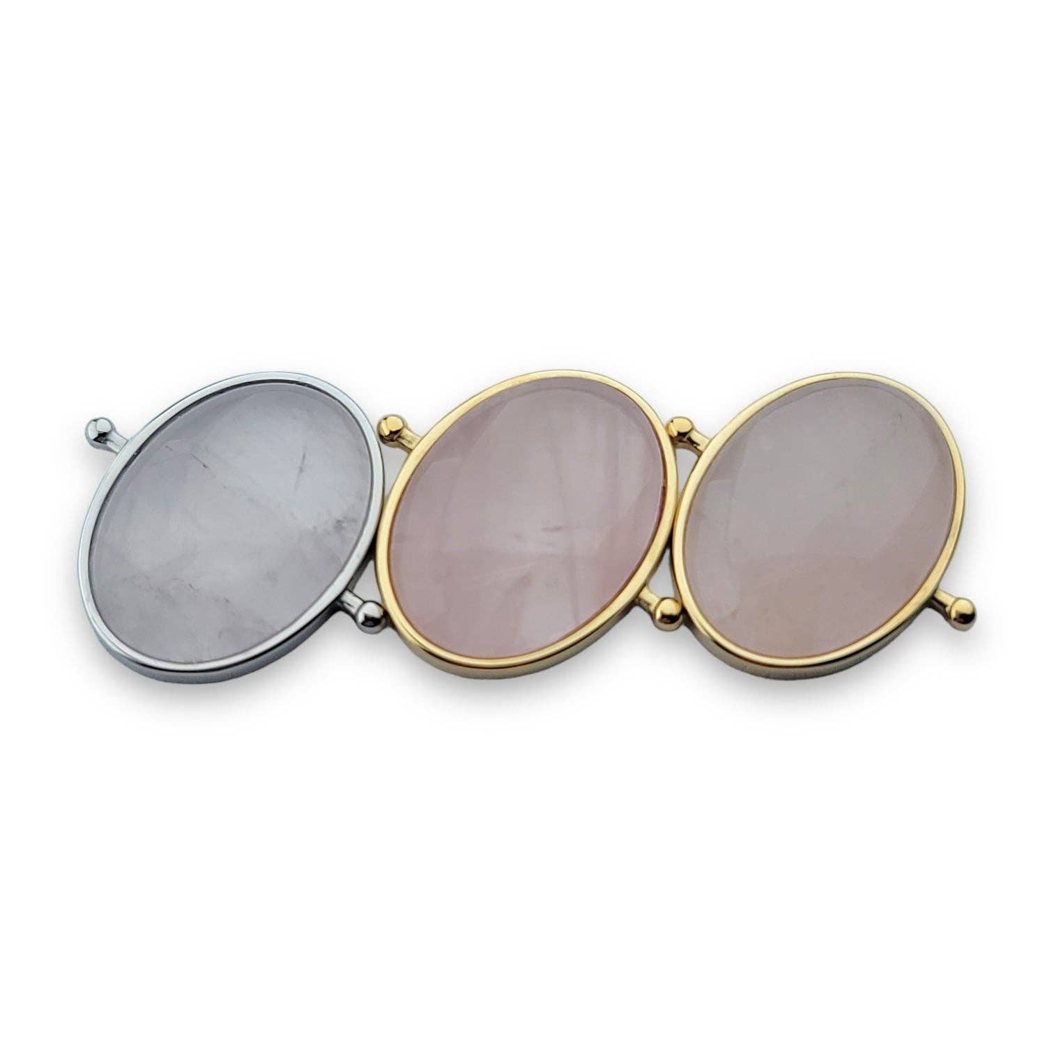 CONQUERing - Rose Quartz Oval Crystal Element