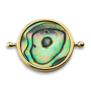 CONQUERing - Abalone Shell Round Crystal Element