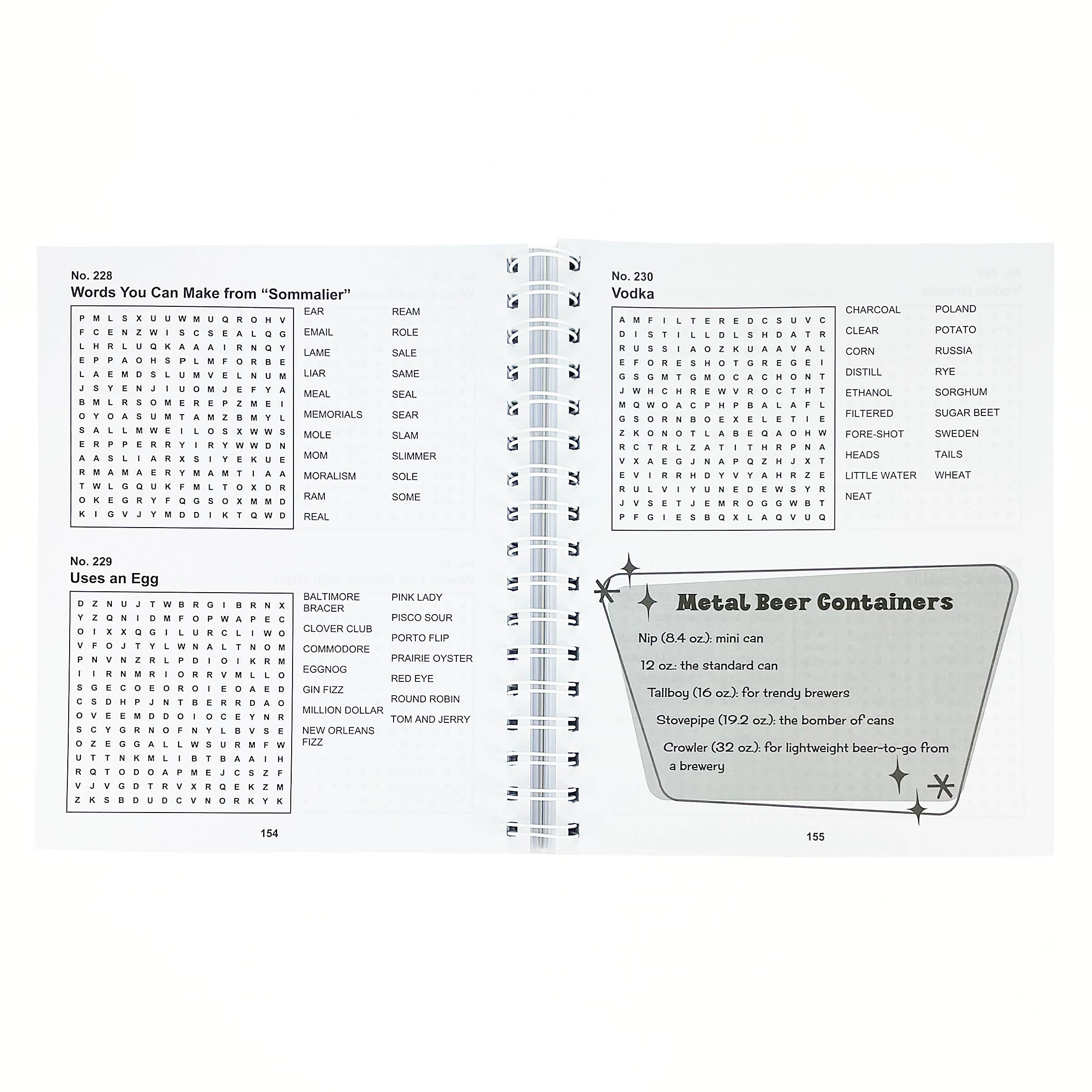 The Art of Mixology: Word Search Intoxicating Puzzles