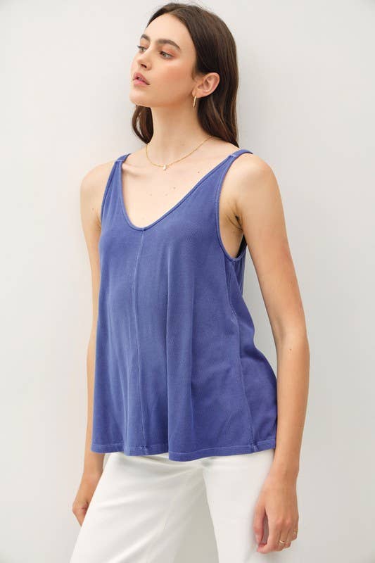 Be Cool - FLOWY V-NECK TANK