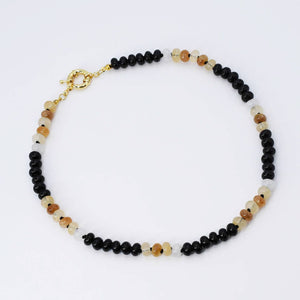 PREORDER Brooke Black and Brown Gemstone