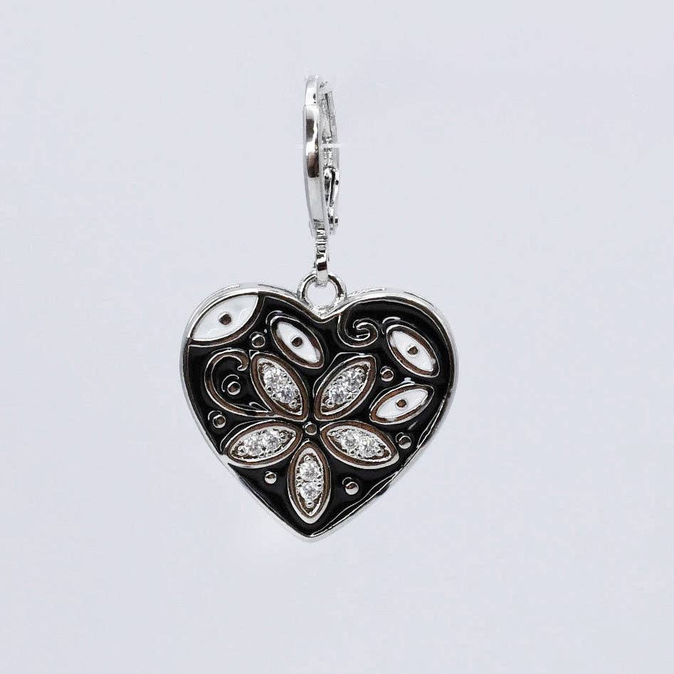 Disco Glam Charm Silver