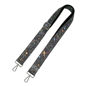 Sparkling Rhinestone Diamond pattern Strap
