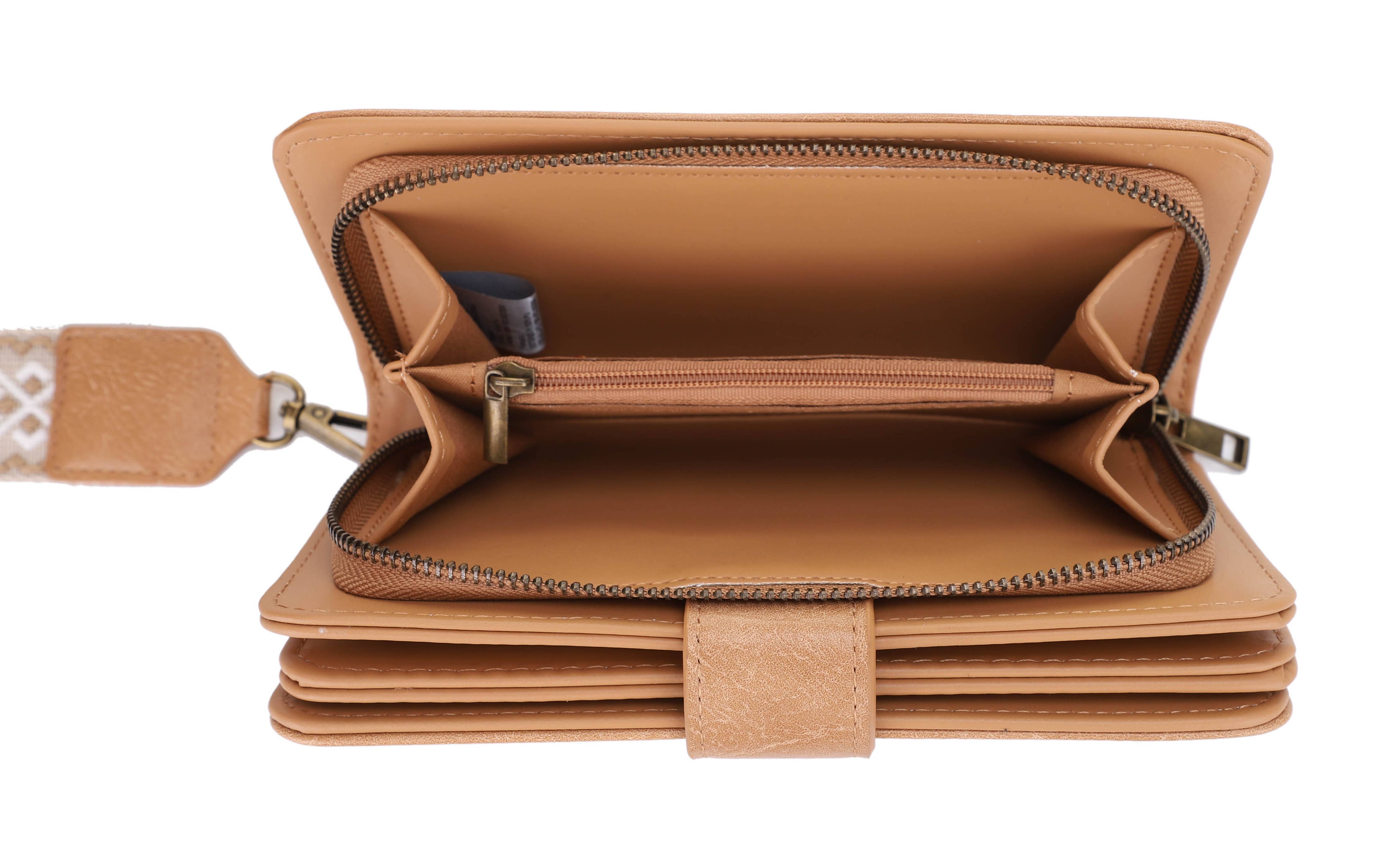 Dolly Western Women's Wallet with Boho Wristlet Strap