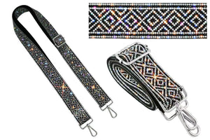 Sparkling Rhinestone Diamond pattern Strap