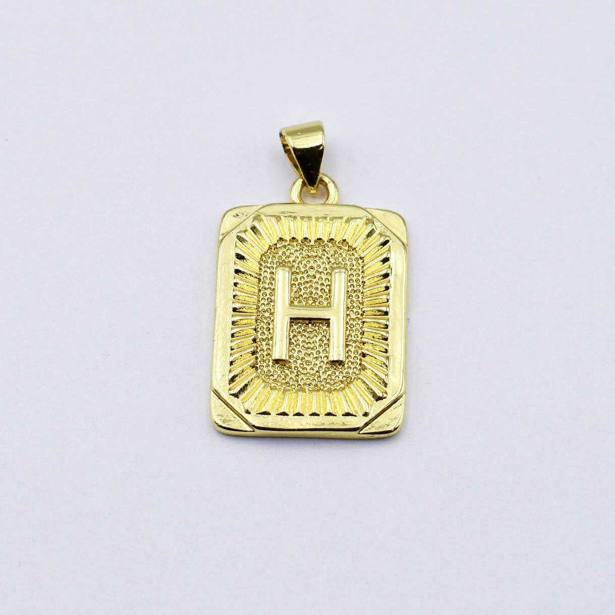 Medallion Initial Charm