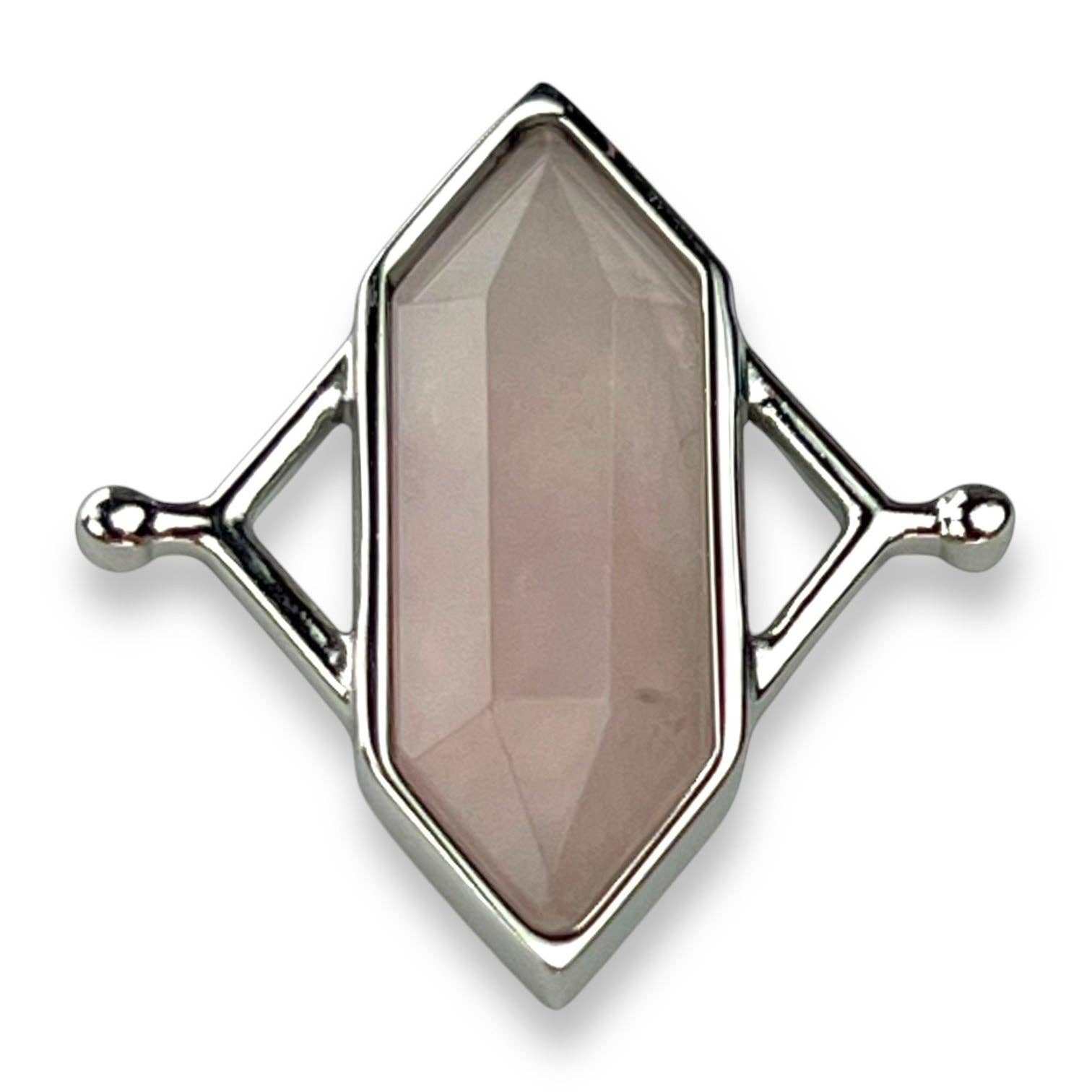 CONQUERing - Rose Quartz TwinPoint™ Crystal Element
