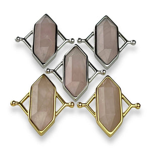 CONQUERing - Rose Quartz TwinPoint™ Crystal Element