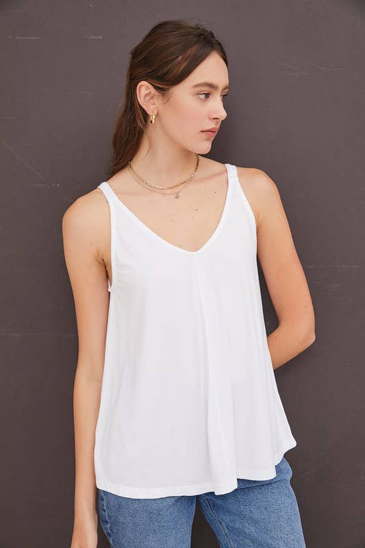 Be Cool - FLOWY V-NECK TANK